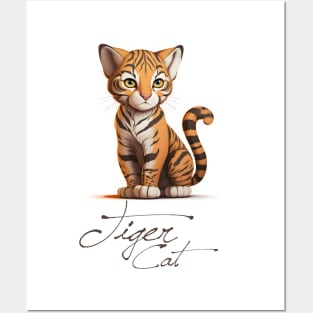 Cat Tiger Posters and Art